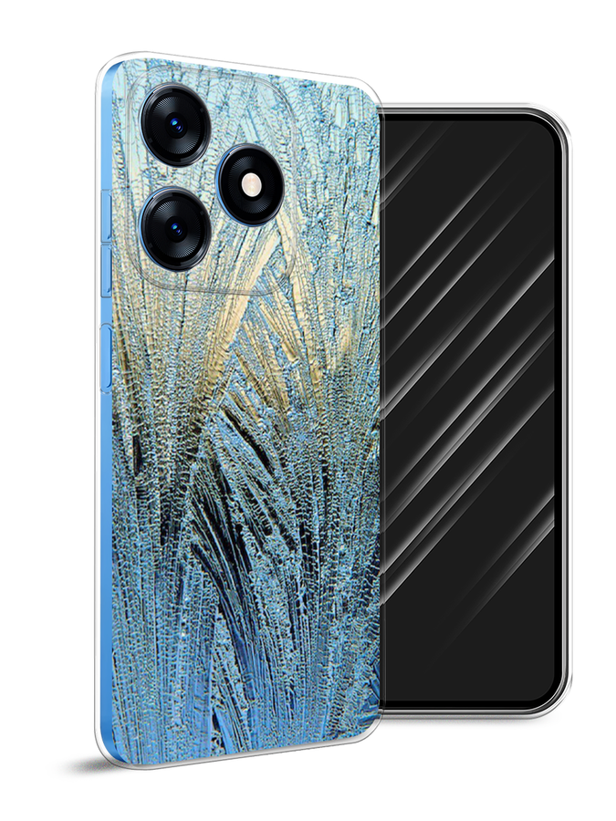 

Чехол Awog на Tecno Spark 10 "Лёд", Голубой, 303550-4