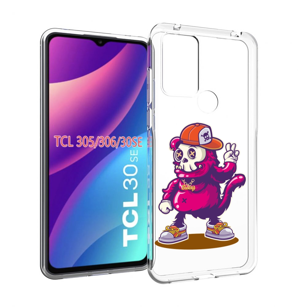 

Чехол MyPads крутой-обезьян-в-кепке для TCL 30SE/305/306/30E, Tocco
