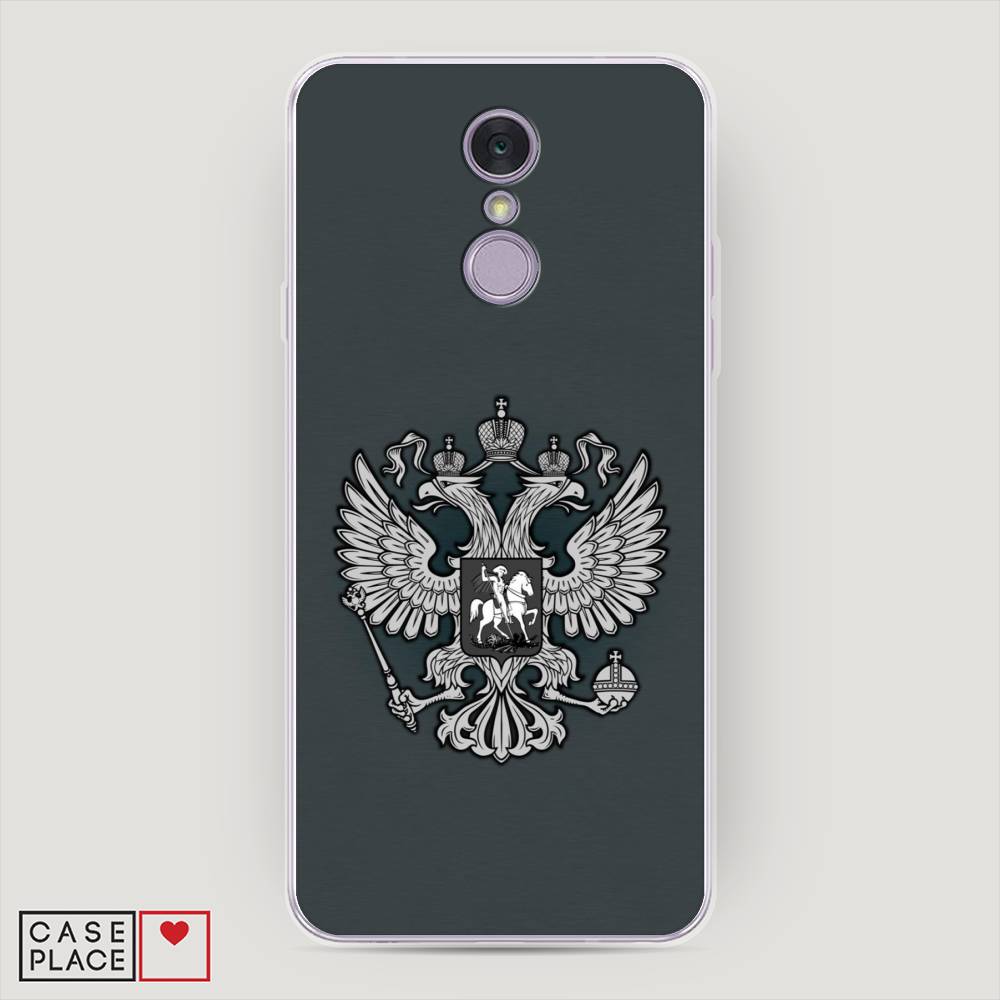 

Чехол Awog на LG Q7 (Plus, Alpha) "Герб России серый", 83550-5