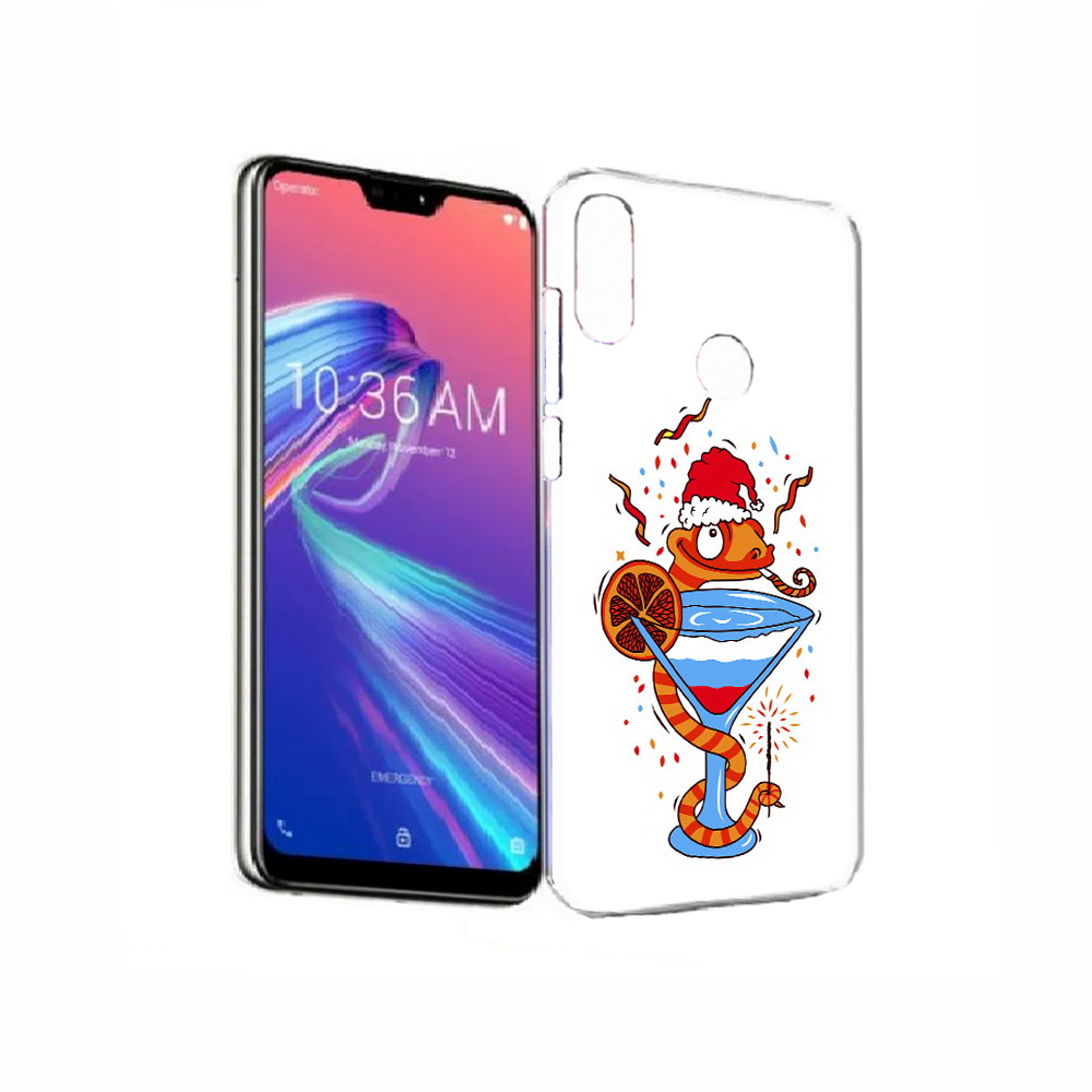 

Чехол MyPads Tocco для Asus ZenFone Max Pro (M2) (ZB631KL) змейка, Прозрачный, Tocco