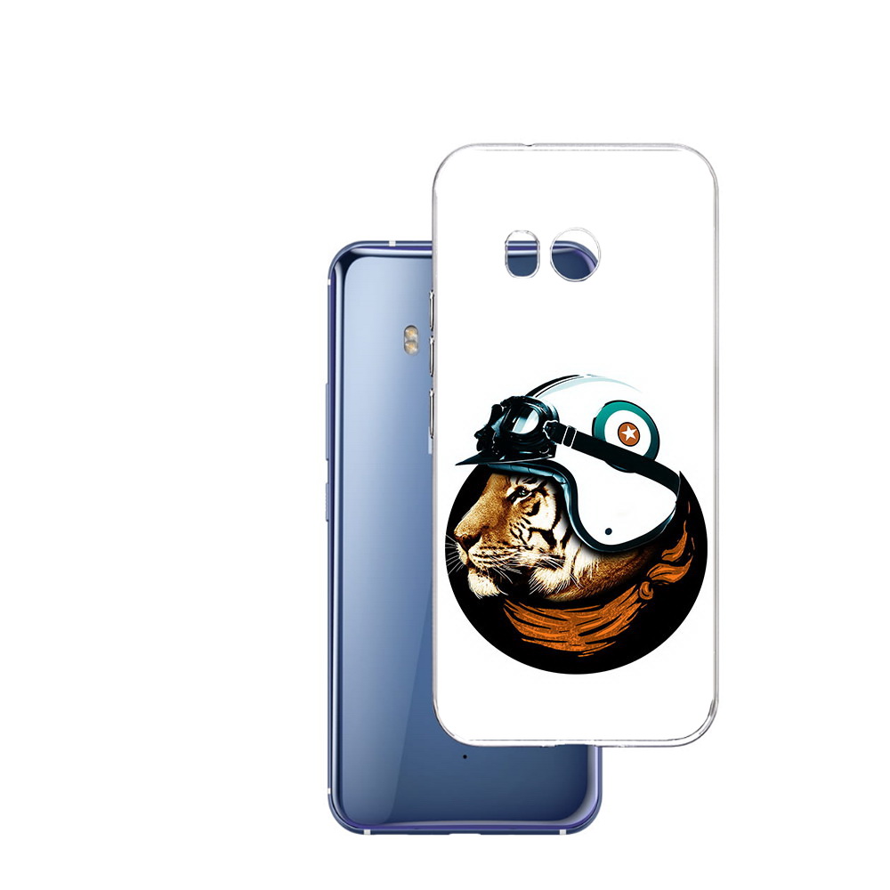 

Чехол MyPads Tocco для HTC U11 Тигр в шлеме, Прозрачный, Tocco