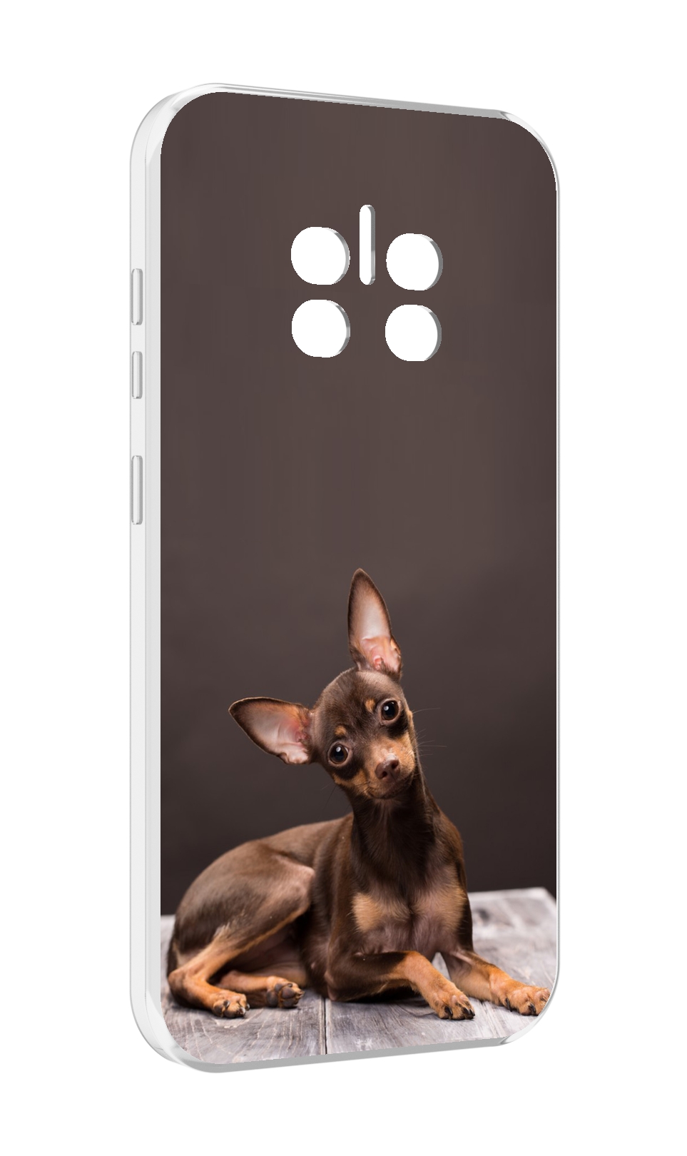 

Чехол MyPads тои терьер для Doogee V11, Прозрачный, Tocco