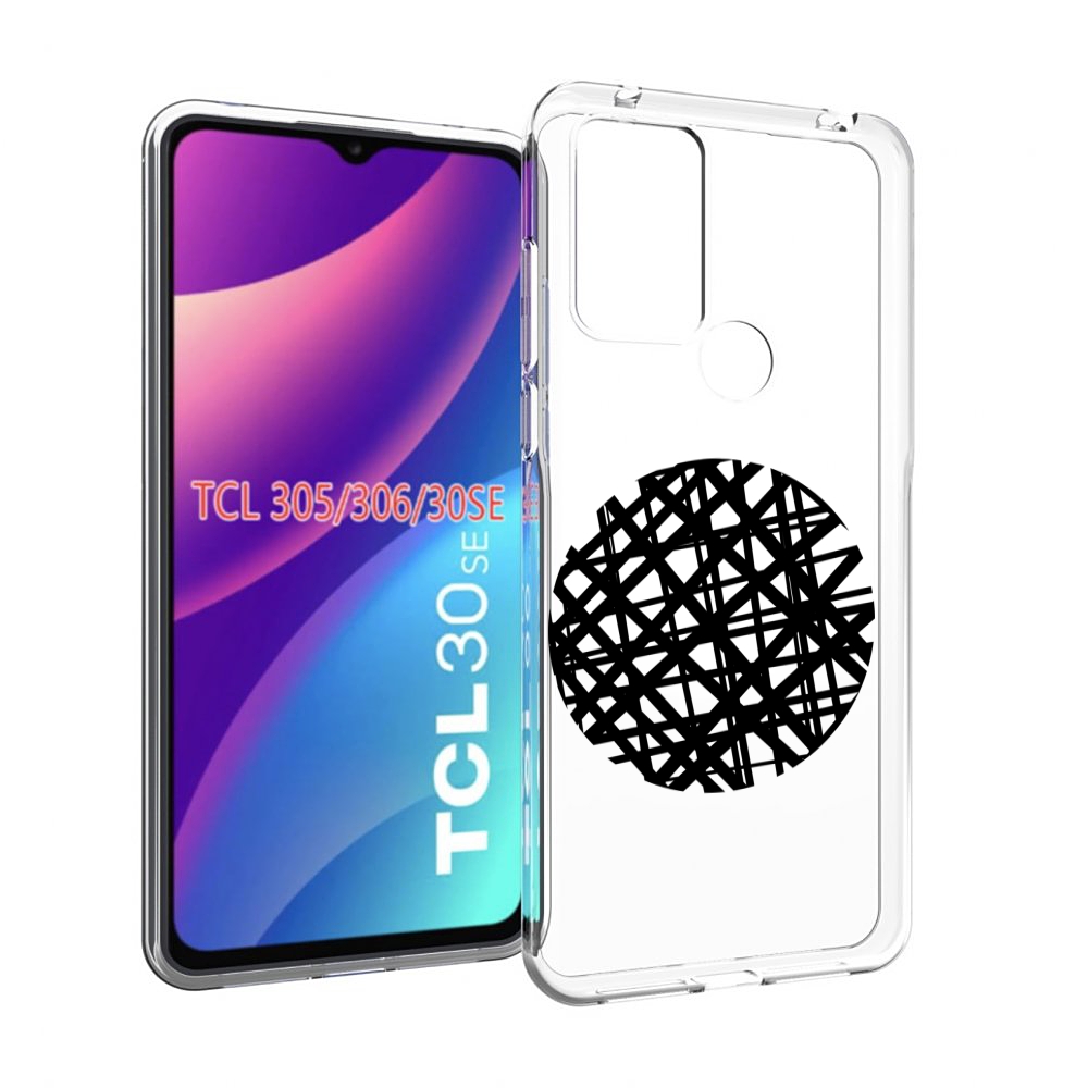 

Чехол MyPads круглая-абстракция для TCL 30SE / TCL 305 / TCL 306 / TCL 30E, Tocco
