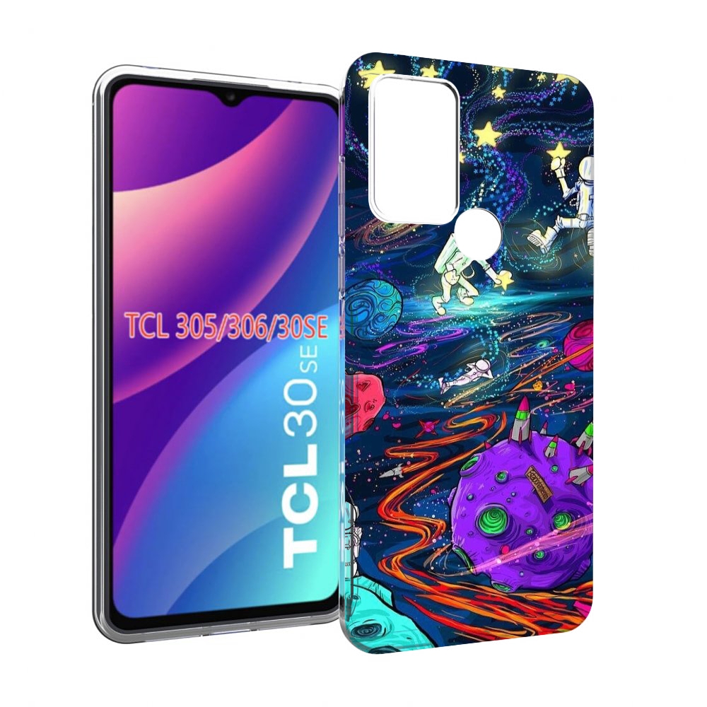 

Чехол MyPads красочный космос для TCL 30SE/305/306/30E, Tocco