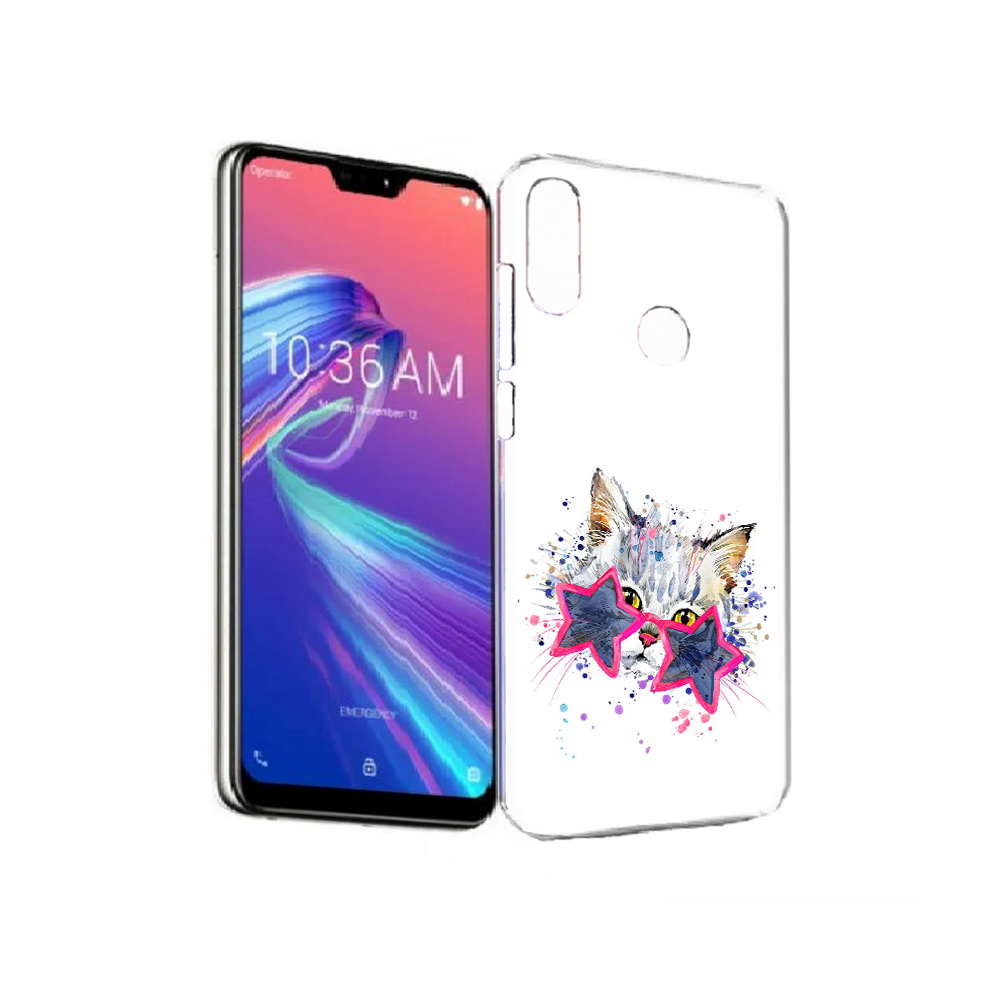 

Чехол MyPads Tocco для Asus ZenFone Max Pro (M2) (ZB631KL) звездные очки, Прозрачный, Tocco