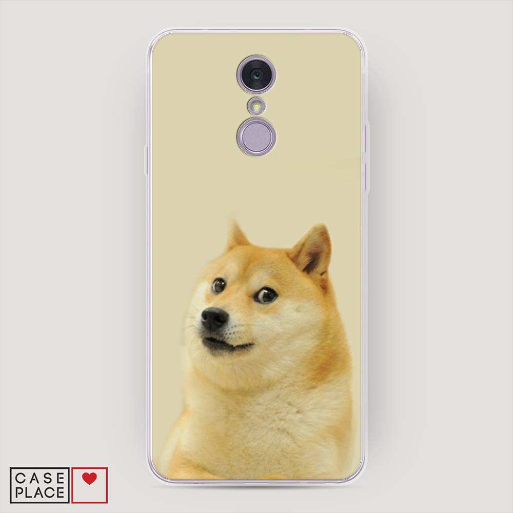 

Чехол Awog на LG Q7 (Plus, Alpha) "Собака подозревака", Коричневый;желтый;бежевый, 83550-9