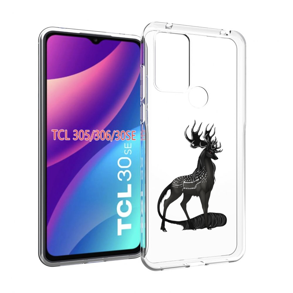 

Чехол MyPads красивый-черный-олень для TCL 30SE/305/306/30E, Tocco