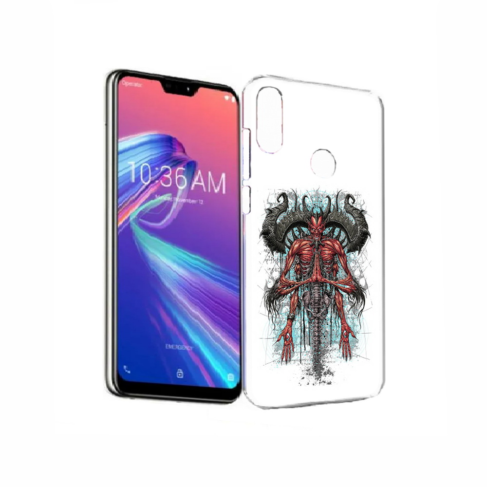 Чехол MyPads Tocco для Asus ZenFone Max Pro (M2) (ZB631KL) дьявол