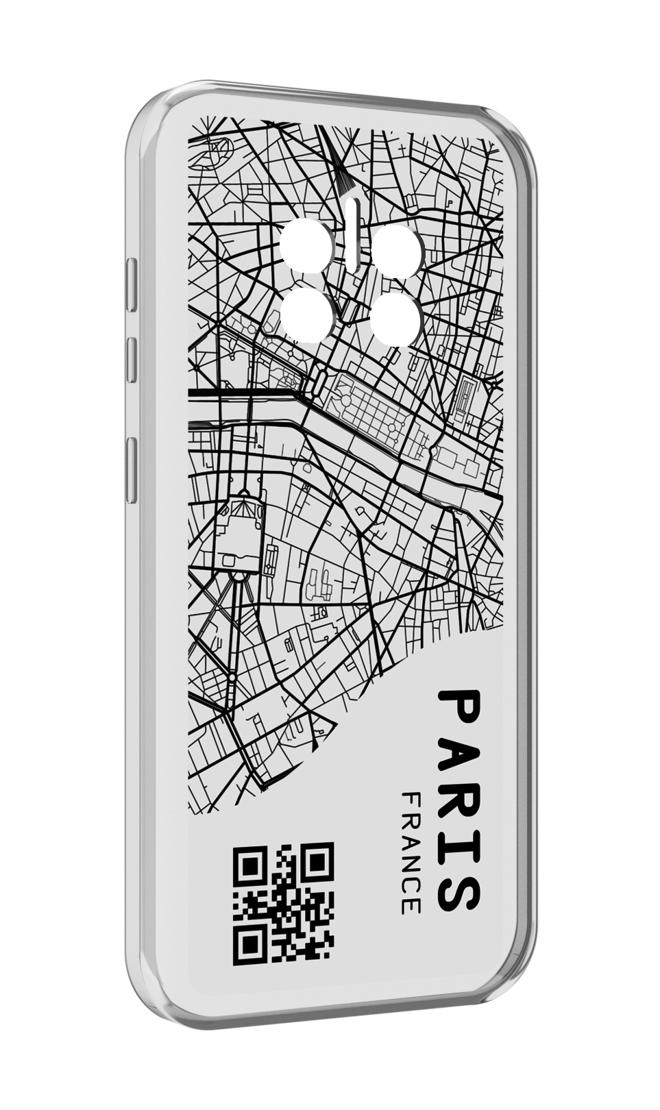 

Чехол MyPads схема-париж для Doogee V11, Прозрачный, Tocco