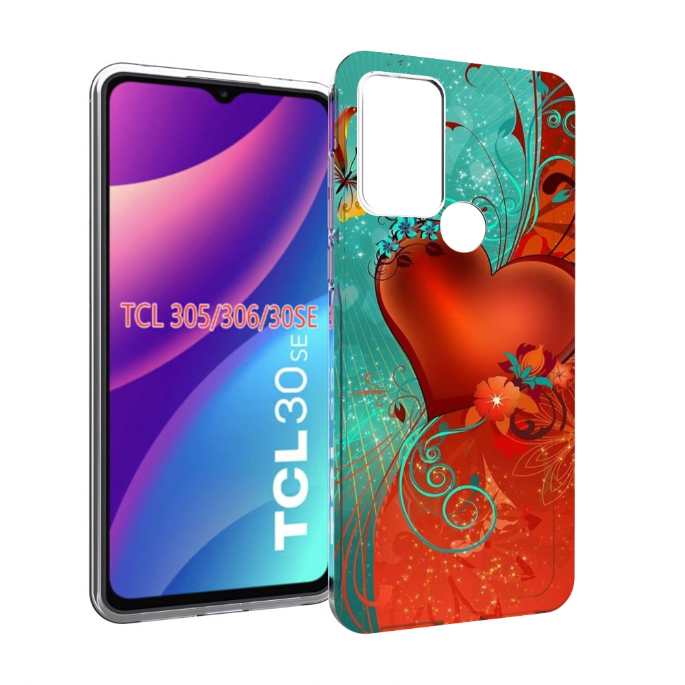 

Чехол MyPads красивые-яркие-сердечки для TCL 30SE/305/306/30E, Tocco