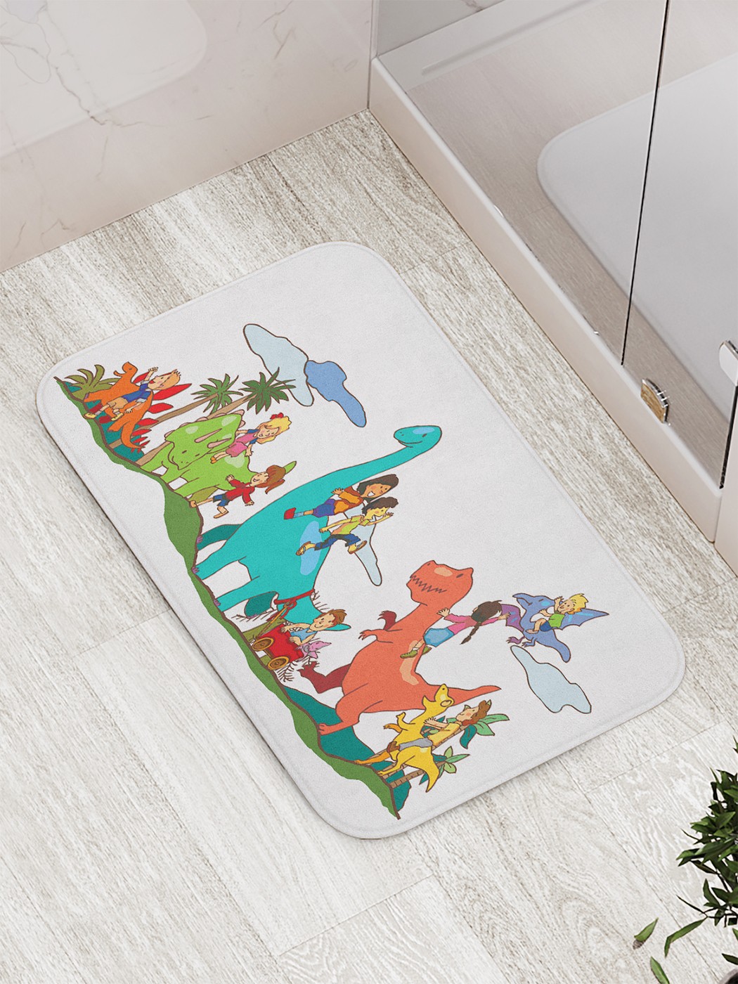 

Коврик противоскользящий для ванной, сауны, бассейна, 77х52 см bath_72012 JoyArty