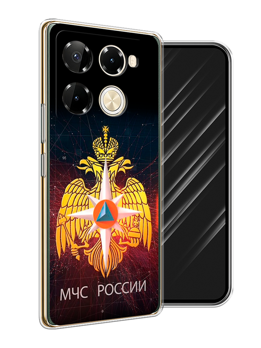 

Чехол Awog на Infinix Note 40 Pro 5G/Note 40 Pro Plus "МЧС России", Черный;желтый;красный, 3105950-1