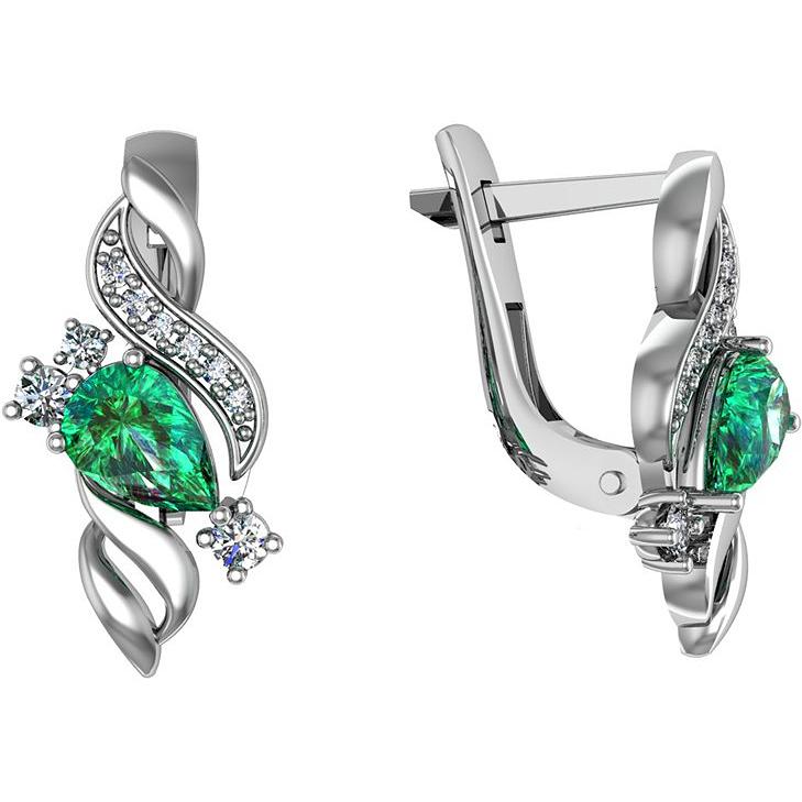 

Серьги из серебра с алпанитом ПРИВОЛЖСКИЙ ЮВЕЛИР 351384-FA11FA22, 351384-FA11FA22