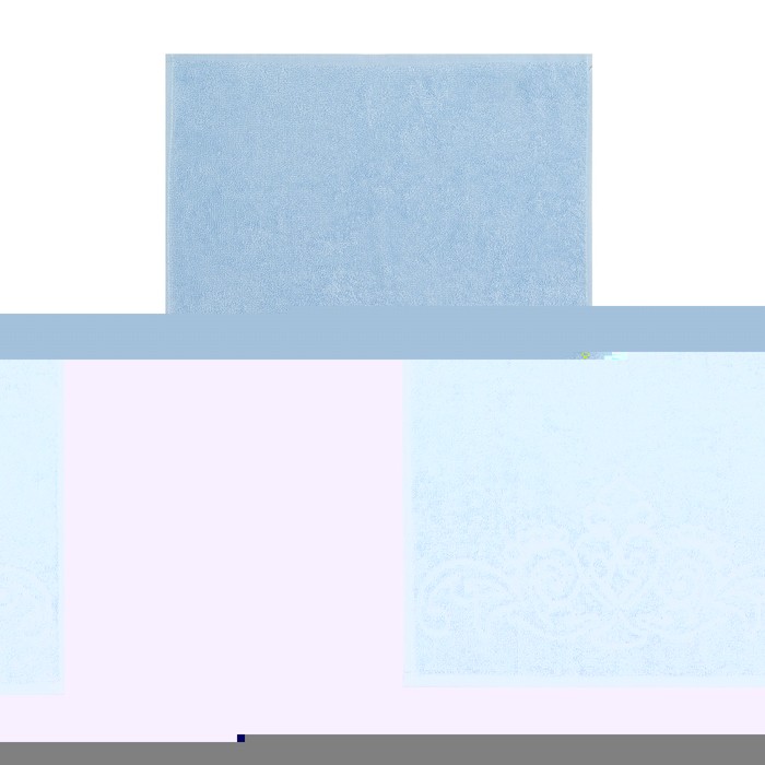 фото Полотенце махровое «romance» цвет голубой, 100х150, 320 гр. дм-люкс