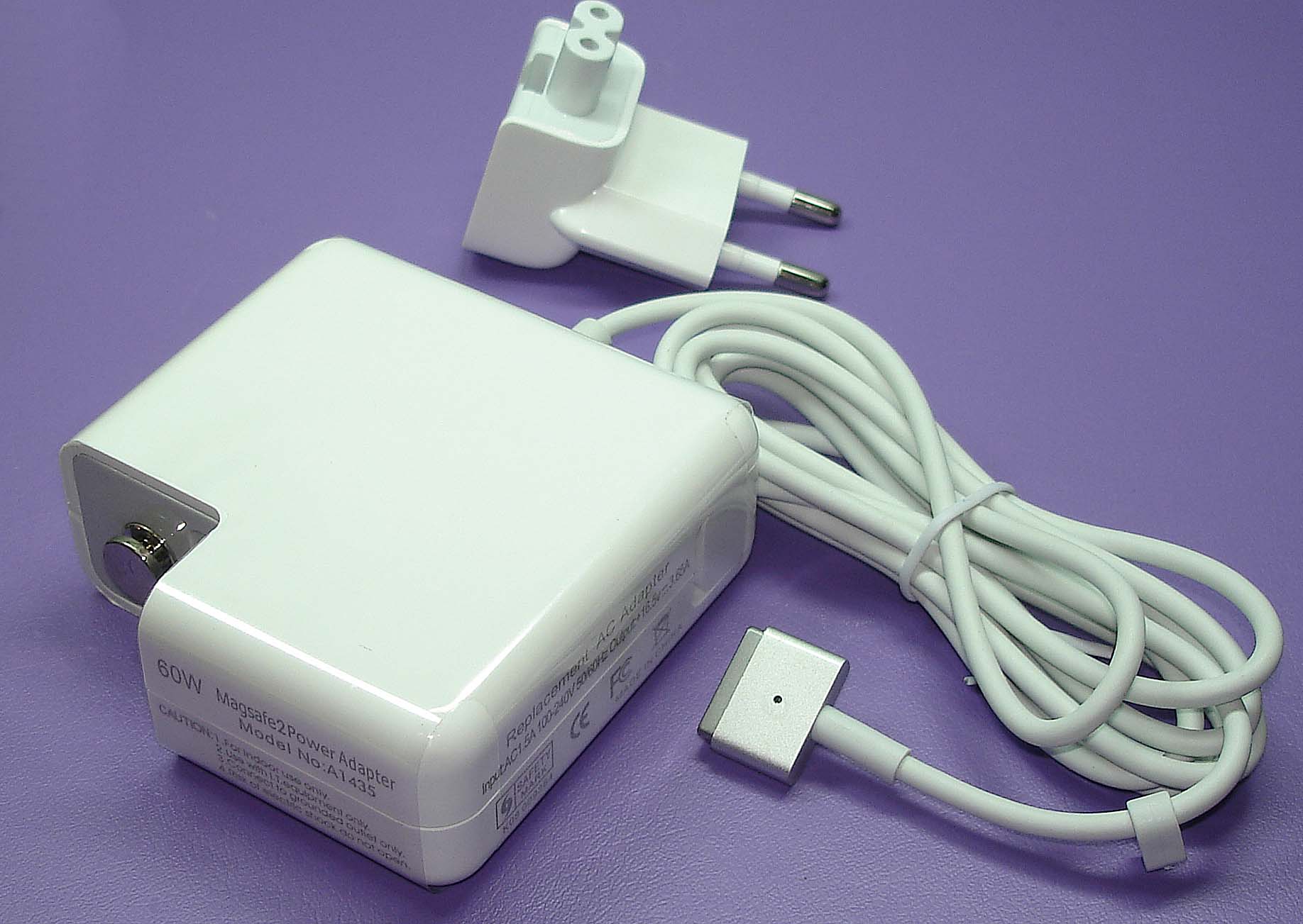 

Блок питания для ноутбуков Apple 16.5V 3.65A 60W MagSafe2 T-shape REPLACEMENT
