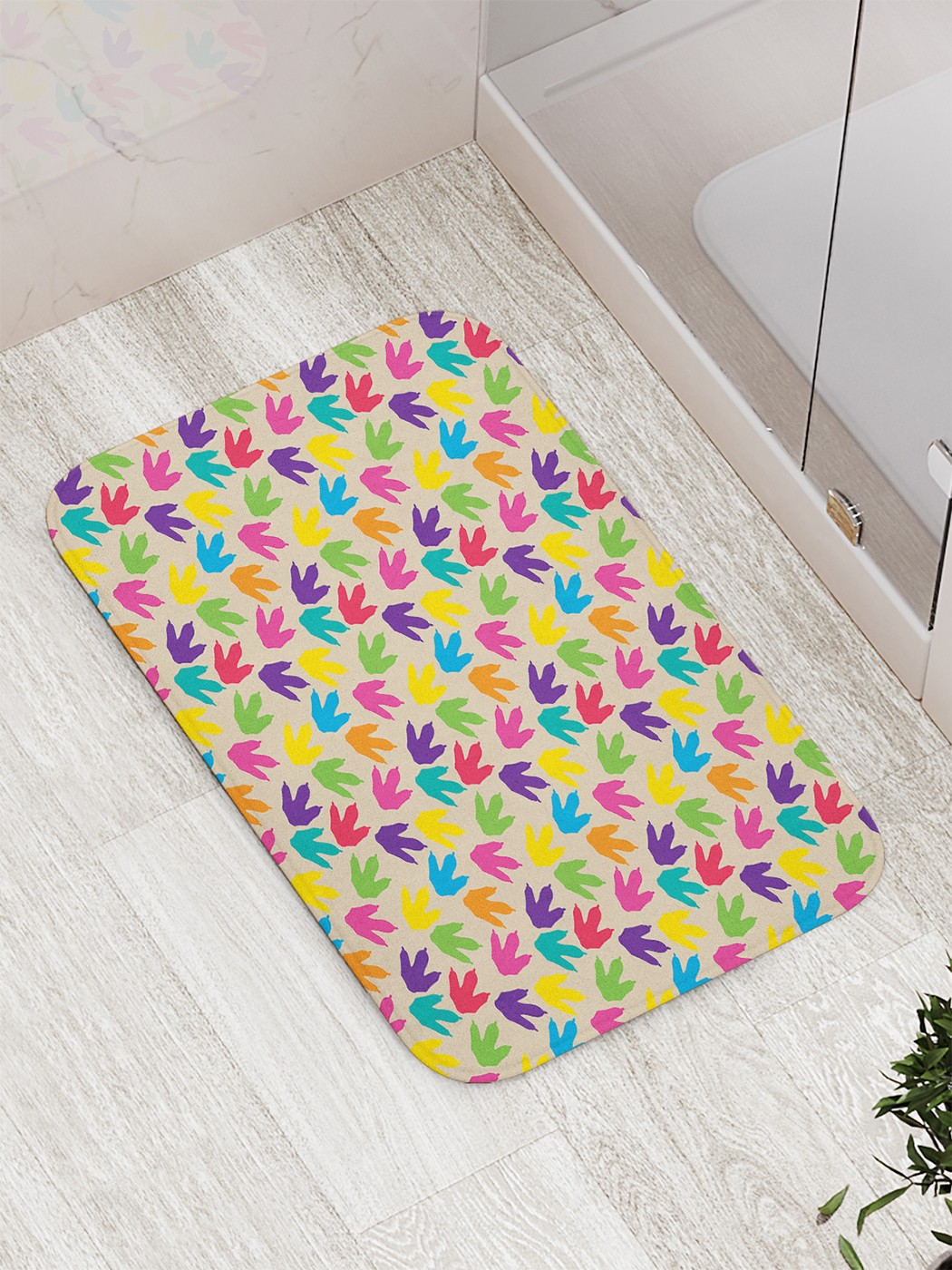 

Коврик противоскользящий для ванной, сауны, бассейна, 77х52 см bath_72009 JoyArty