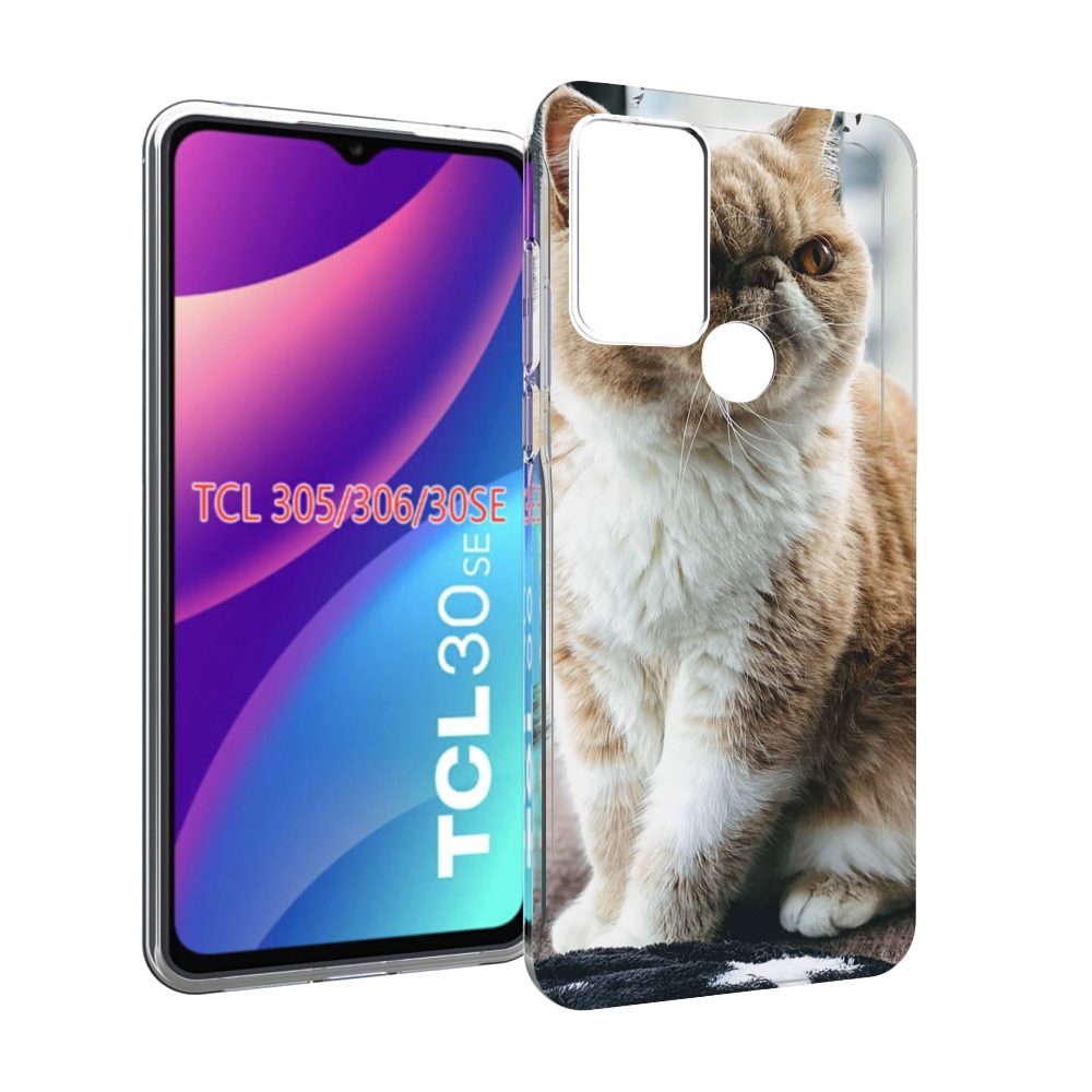 

Чехол MyPads кошка экзот для TCL 30SE/305/306/30E, Tocco