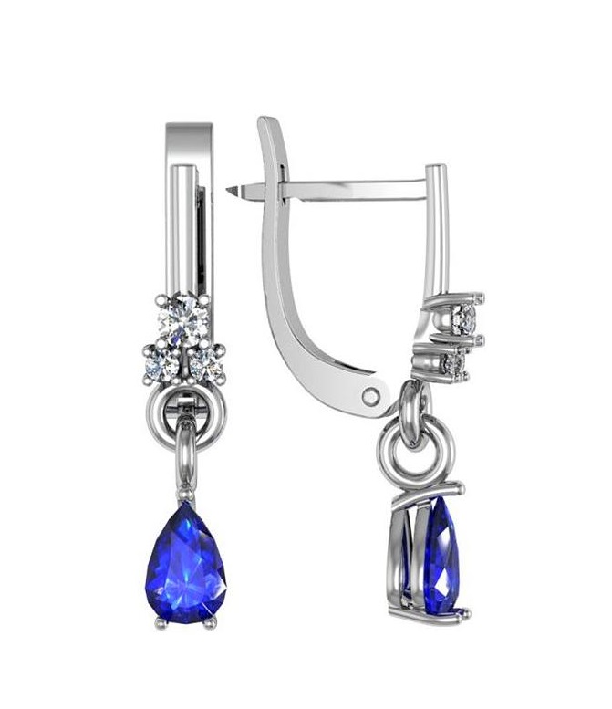 

Серьги из серебра со шпинелью ПРИВОЛЖСКИЙ ЮВЕЛИР 351373-FA11SH59, 351373-FA11SH59