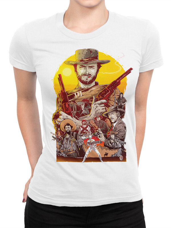 

Футболка женская DreamShirts Studio Вестерн - Хороший Плохой Злой 1 белая L, Белый, Вестерн - Хороший Плохой Злой 1