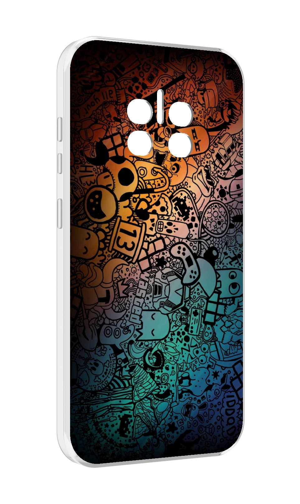 

Чехол MyPads стикеты в тени для Doogee V11, Прозрачный, Tocco