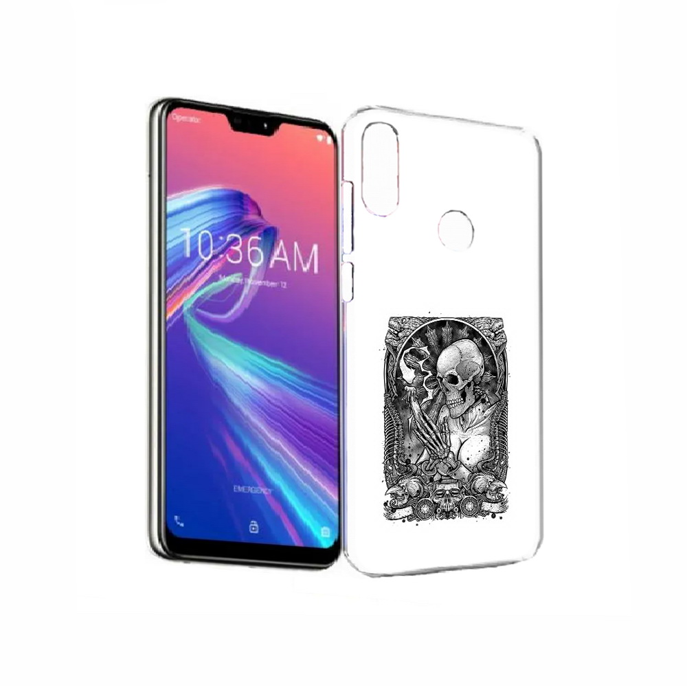 

Чехол MyPads Tocco для Asus ZenFone Max Pro (M2) (ZB631KL) девушка скелет, Прозрачный, Tocco
