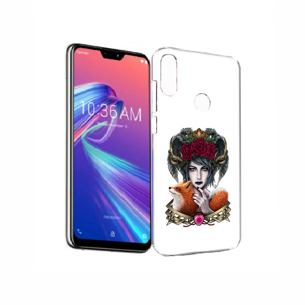 

Чехол MyPads Tocco для Asus ZenFone Max Pro (M2) (ZB631KL) девушка с лисой, Прозрачный, Tocco