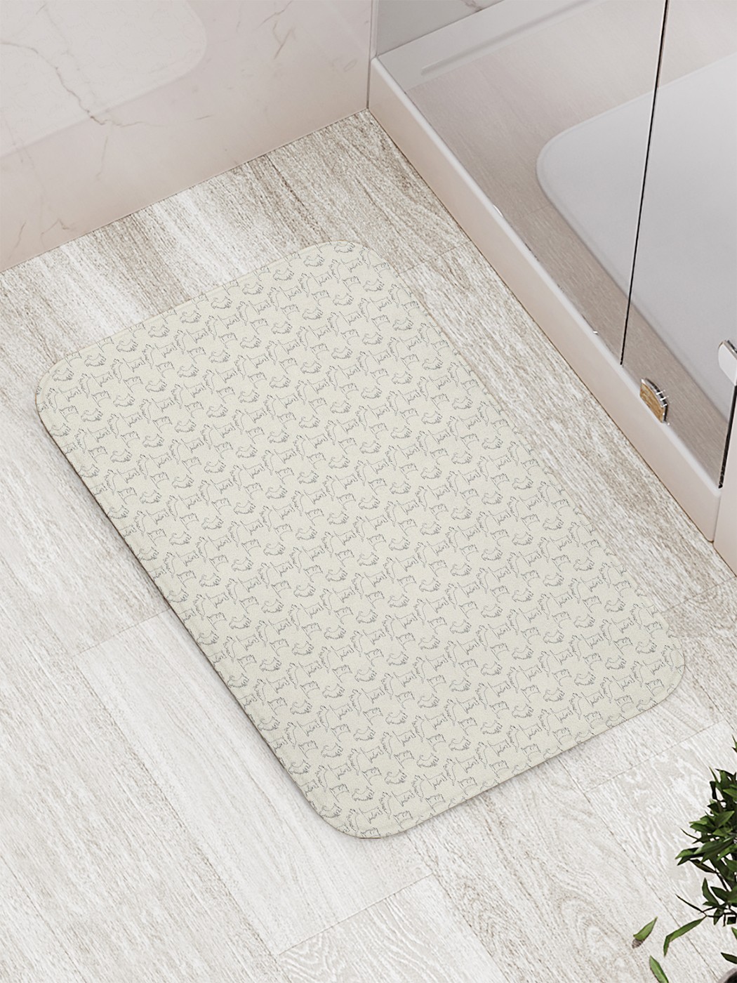

Коврик противоскользящий для ванной, сауны, бассейна, 77х52 см bath_71944 JoyArty