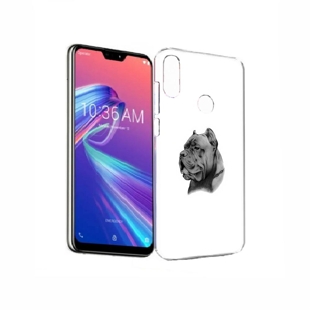 

Чехол MyPads Tocco для Asus ZenFone Max Pro (M2) (ZB631KL) грозный бульдог, Прозрачный, Tocco