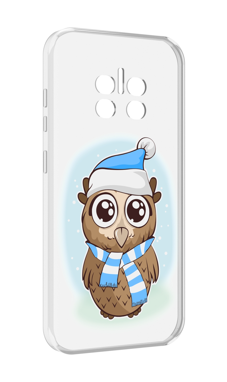 

Чехол MyPads сова-в-шарфике-и-шапке для Doogee V11, Прозрачный, Tocco