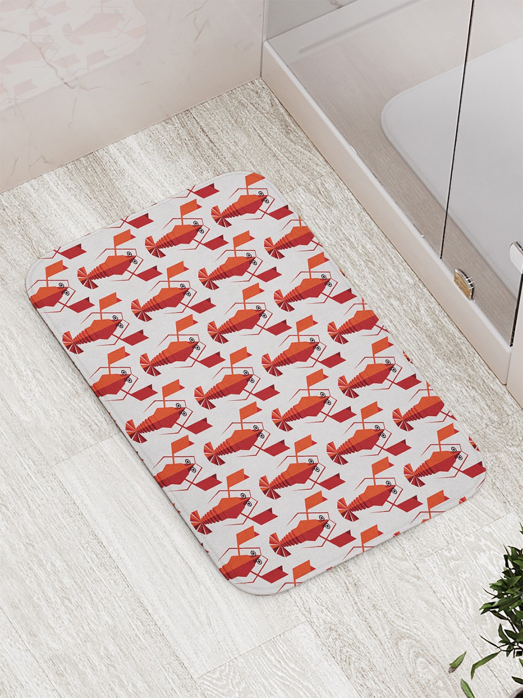 

Коврик противоскользящий для ванной, сауны, бассейна, 77х52 см bath_69467 JoyArty
