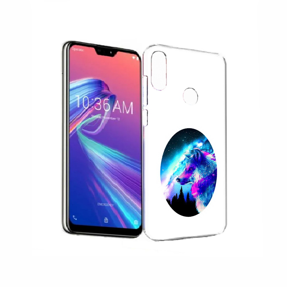 Чехол MyPads Tocco для Asus ZenFone Max Pro (M2) (ZB631KL) голубой волк