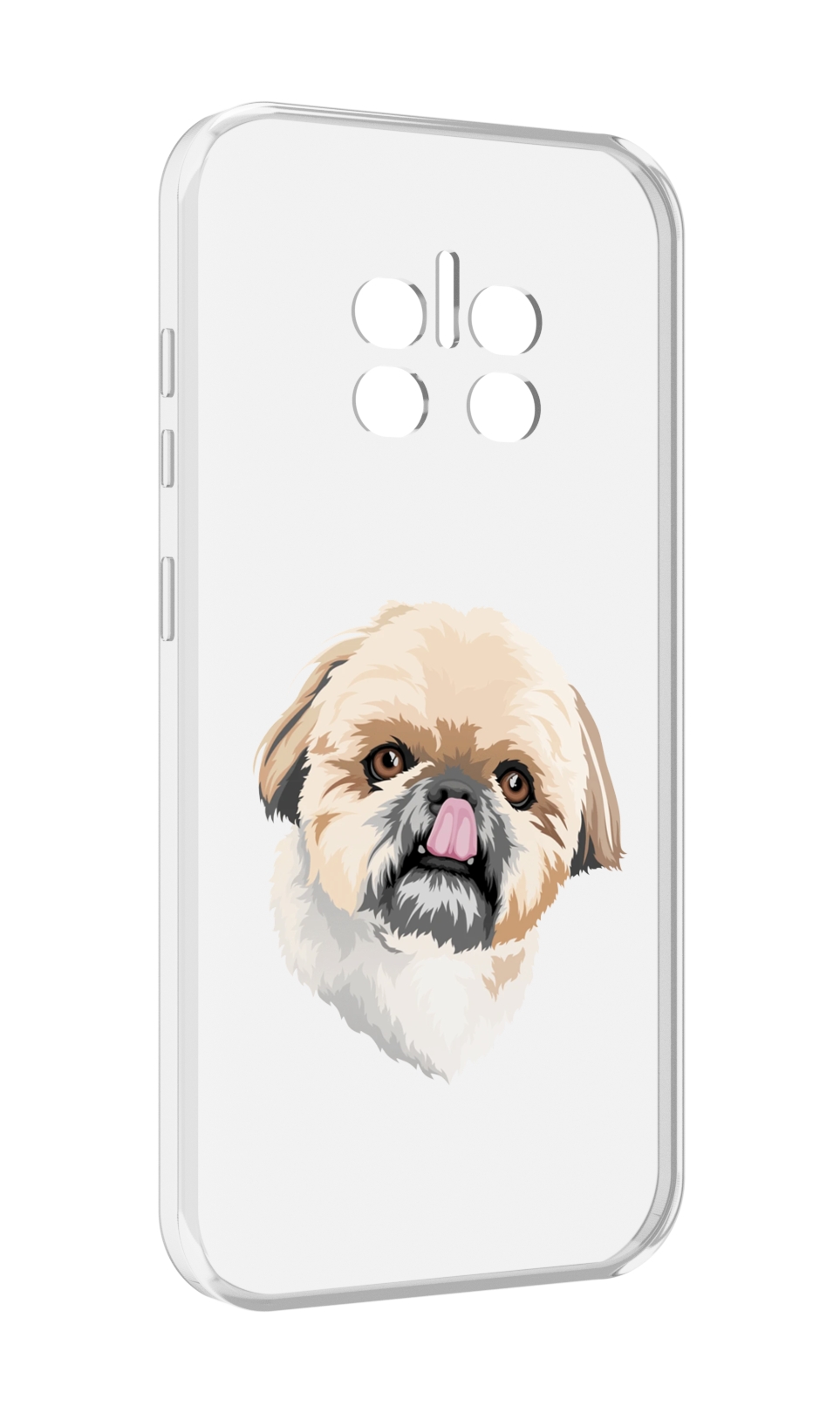 

Чехол MyPads собачка-с-язычком для Doogee V11, Прозрачный, Tocco