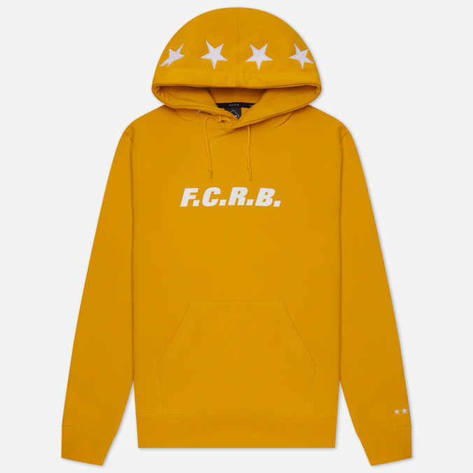 

Худи мужское F.C. Real Bristol Star Applique Classic Logo Hoodie желтое M, Star Applique Classic Logo Hoodie
