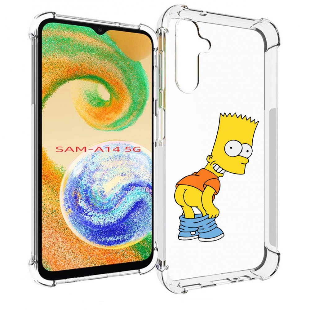 

Чехол MyPads барт-симпсон-довольный для Samsung Galaxy A14 5G, Прозрачный, Tocco