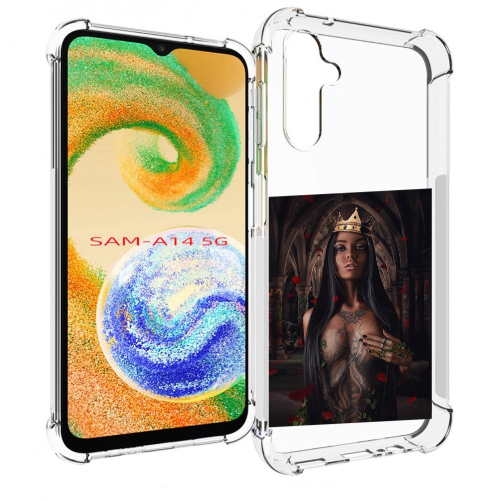 

Чехол MyPads багровый-пик для Samsung Galaxy A14 5G, Прозрачный, Tocco