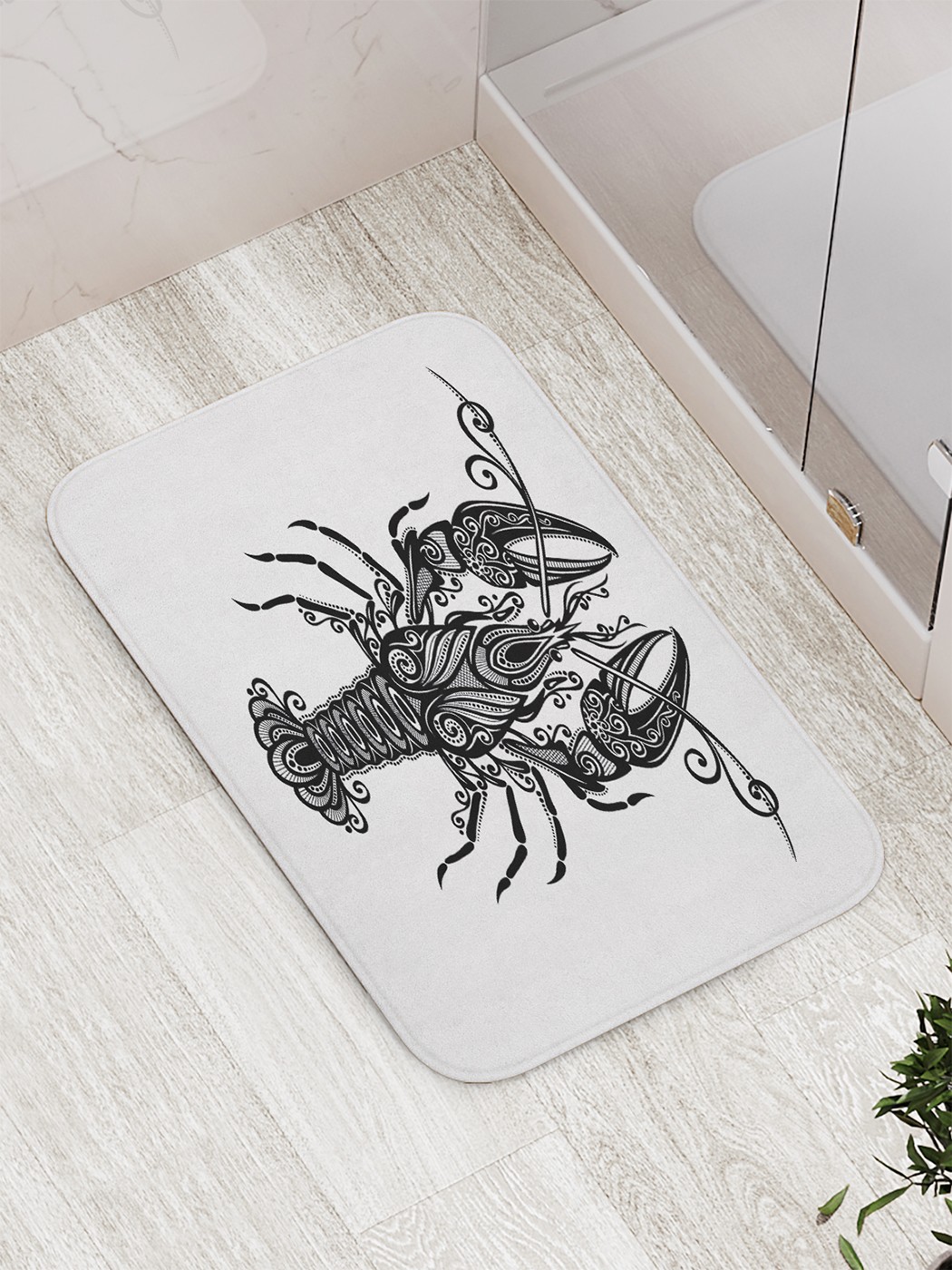 

Коврик противоскользящий для ванной, сауны, бассейна, 77х52 см bath_69462 JoyArty