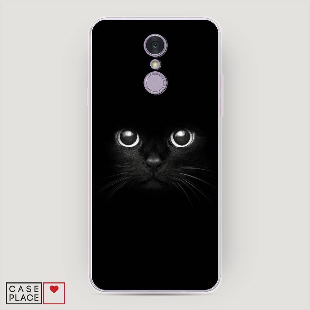 

Чехол Awog на LG Q7 (Plus, Alpha) "Взгляд черной кошки", Черный, 83550-1