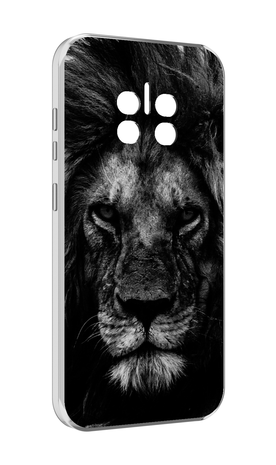 

Чехол MyPads смуглый лев мужской для Doogee V11, Прозрачный, Tocco