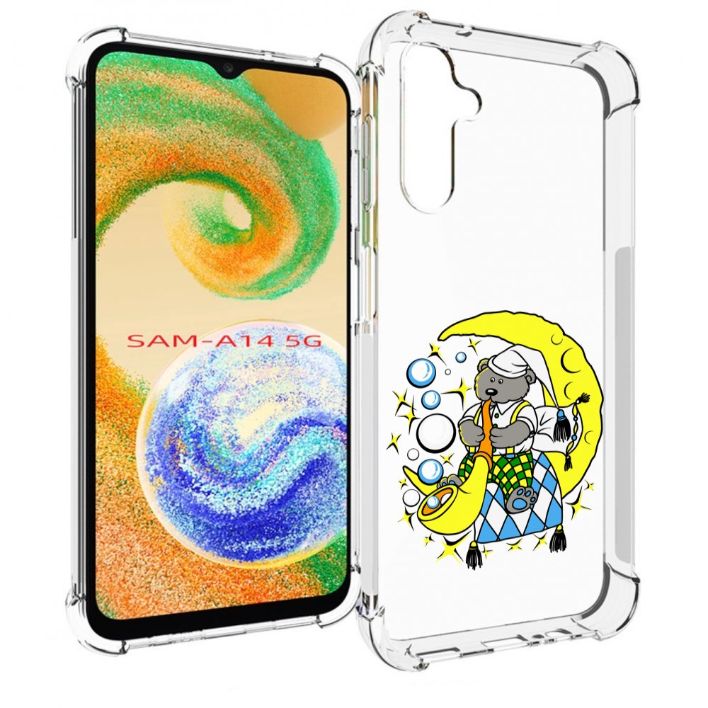 

Чехол MyPads Сырная луна для Samsung Galaxy A14 5G, Прозрачный, Tocco