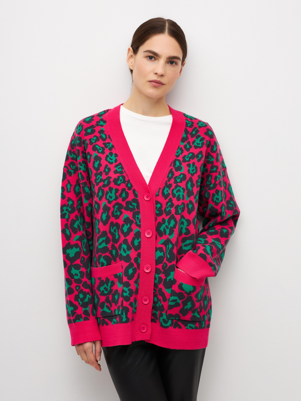 

Кардиган женский Sela Moms 2810010639 розовый XS, 2810010639