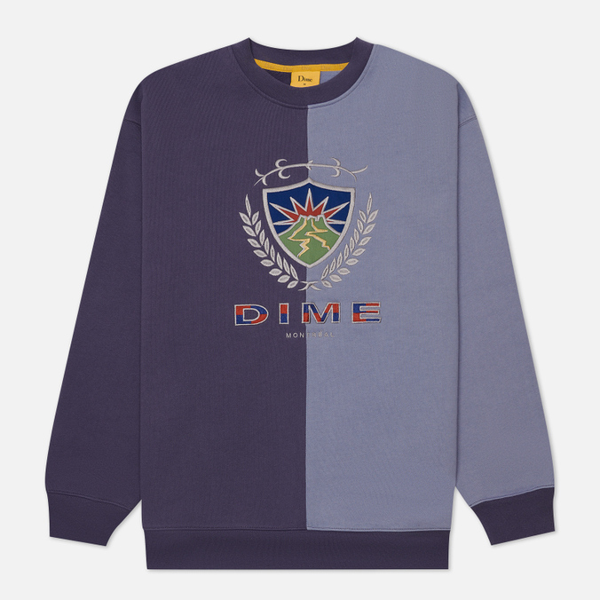 

Свитшот мужской Dime Split Crest Crew Neck фиолетовый L, Split Crest Crew Neck