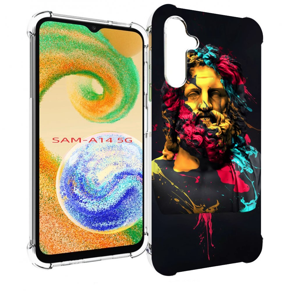 

Чехол MyPads арт-статуя-краски для Samsung Galaxy A14 5G, Прозрачный, Tocco