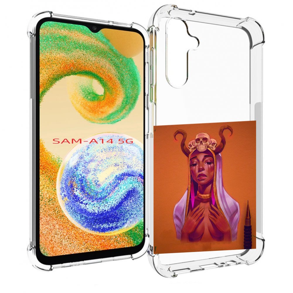 

Чехол MyPads античная-девушка для Samsung Galaxy A14 5G, Прозрачный, Tocco