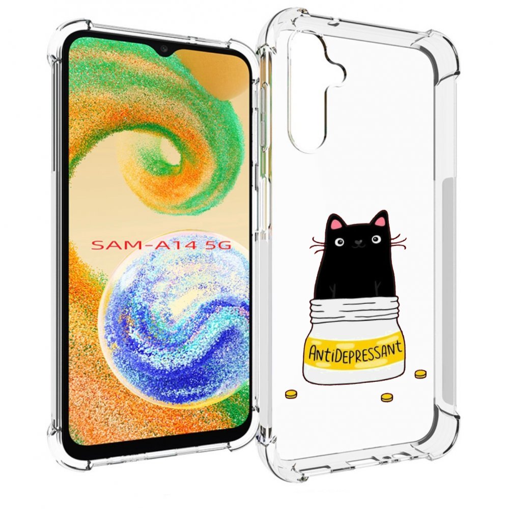 Чехол MyPads антидепрессант для Samsung Galaxy A14 5G