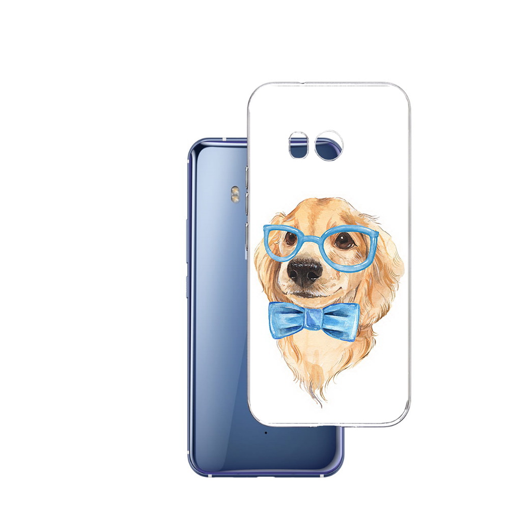 

Чехол MyPads Tocco для HTC U11 Собака интеллигент, Прозрачный, Tocco