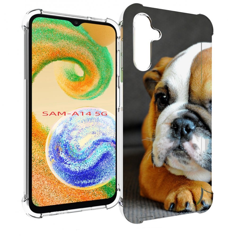 

Чехол MyPads англиискии бульдор для Samsung Galaxy A14 5G, Прозрачный, Tocco