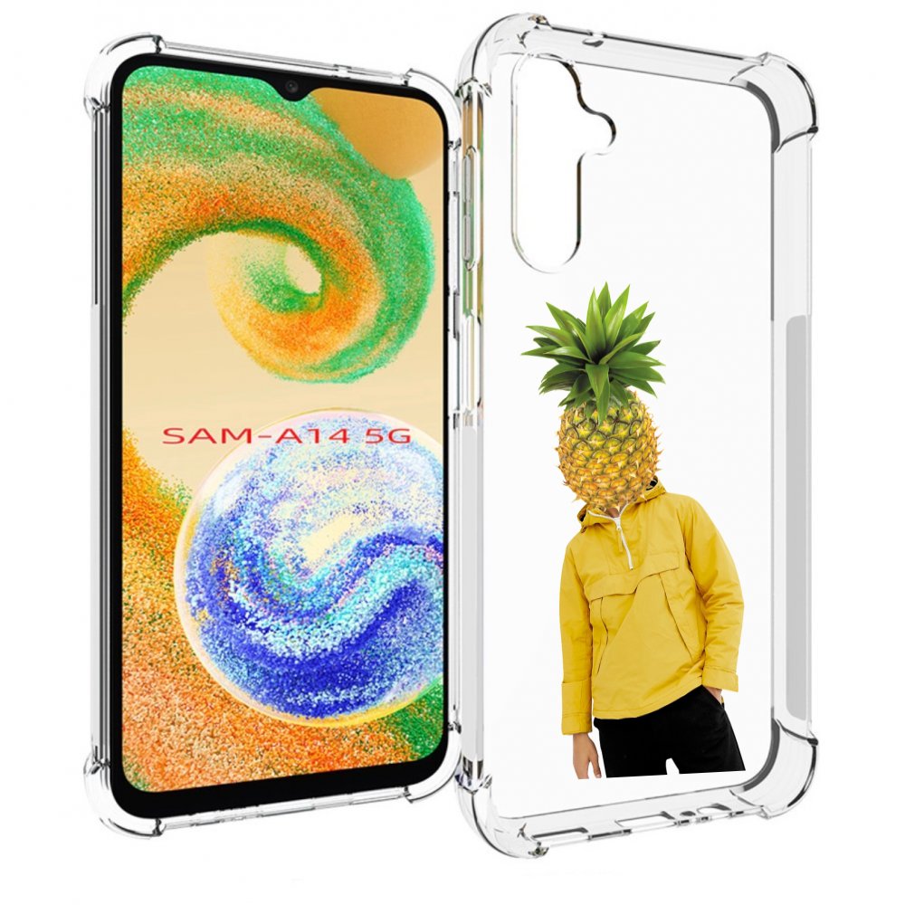 

Чехол MyPads ананасовая-голова для Samsung Galaxy A14 5G, Прозрачный, Tocco