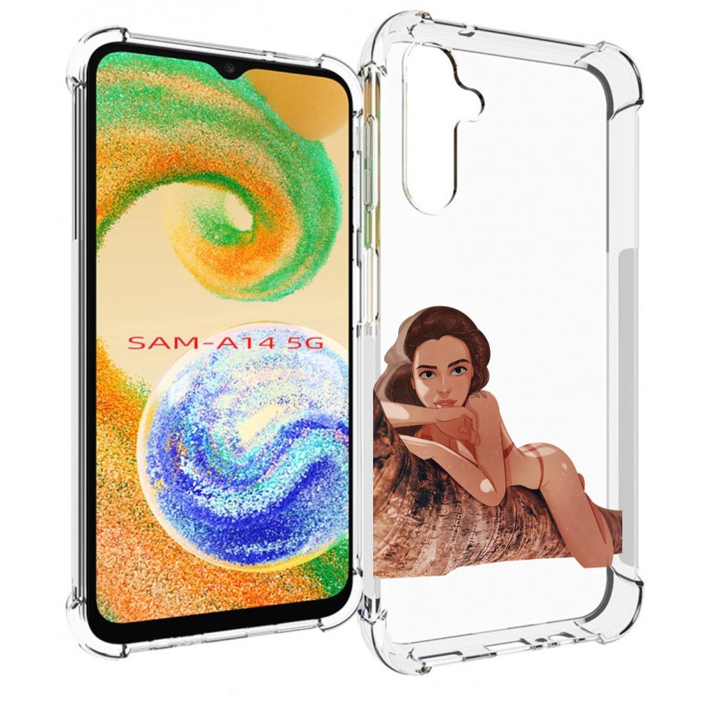 

Чехол MyPads амазонка-на-дереве для Samsung Galaxy A14 5G, Прозрачный, Tocco