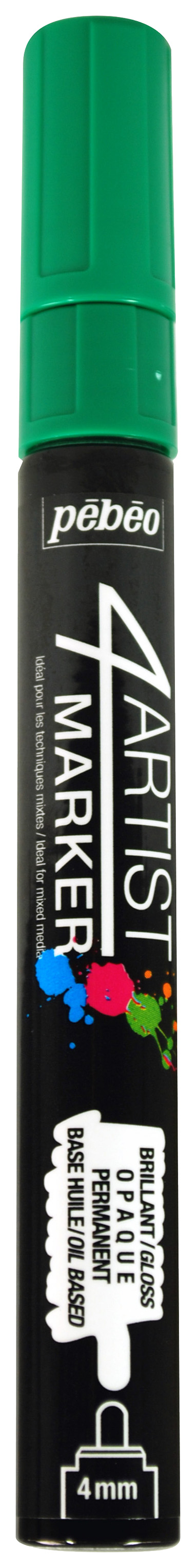 

Маркер масляный Pebeo 4 Artist Marker PEB-580118 4 мм Зеленый темный