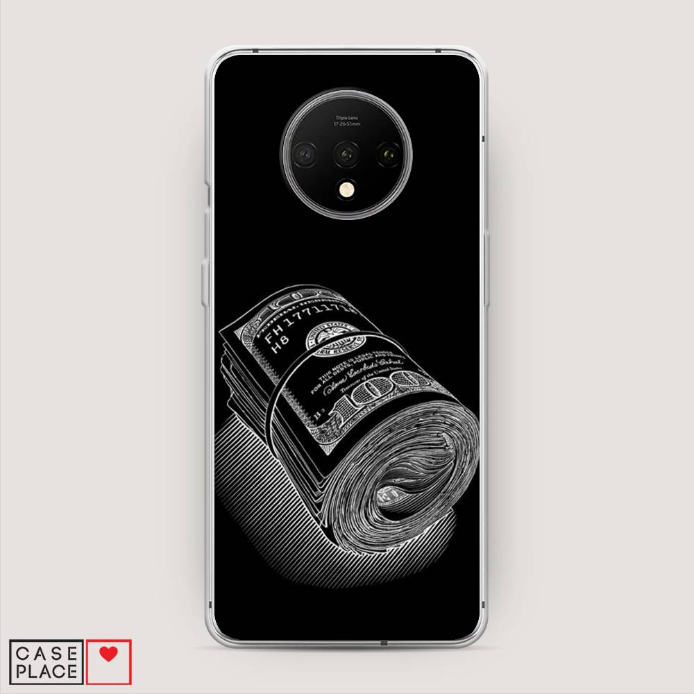 

Чехол Awog на OnePlus 7T / ВанПлас 7T "Кубышка денег", Черный;серебристый, 150950-5